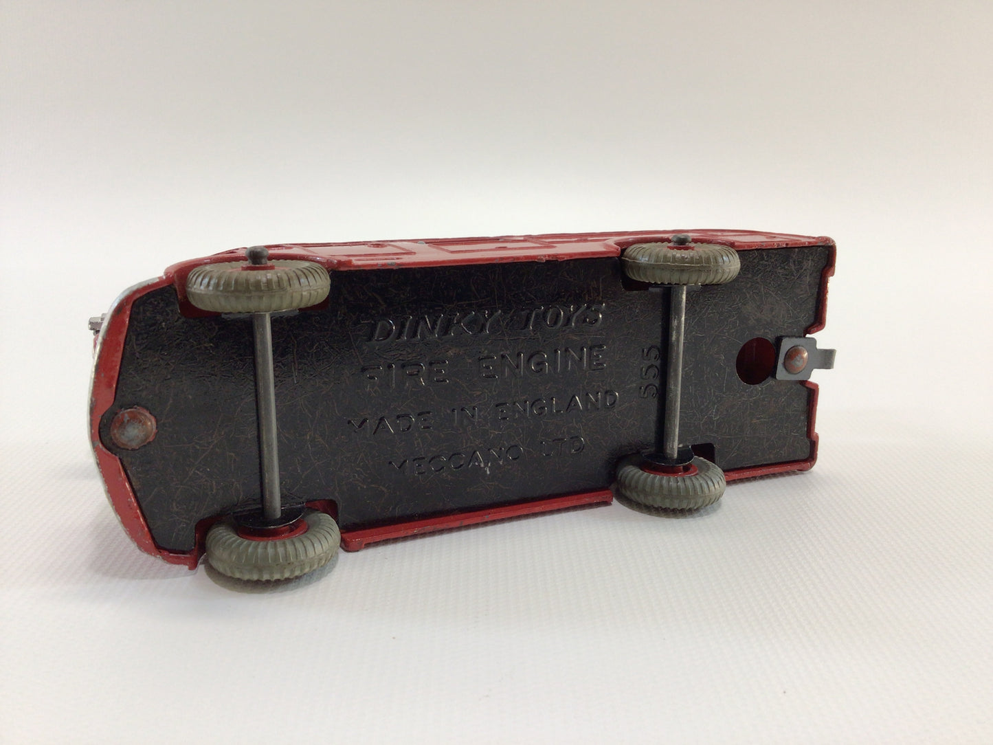 Dinky Toys Fire Engine 555 Ladder Truck Vintage Die Cast Toy Vehicle