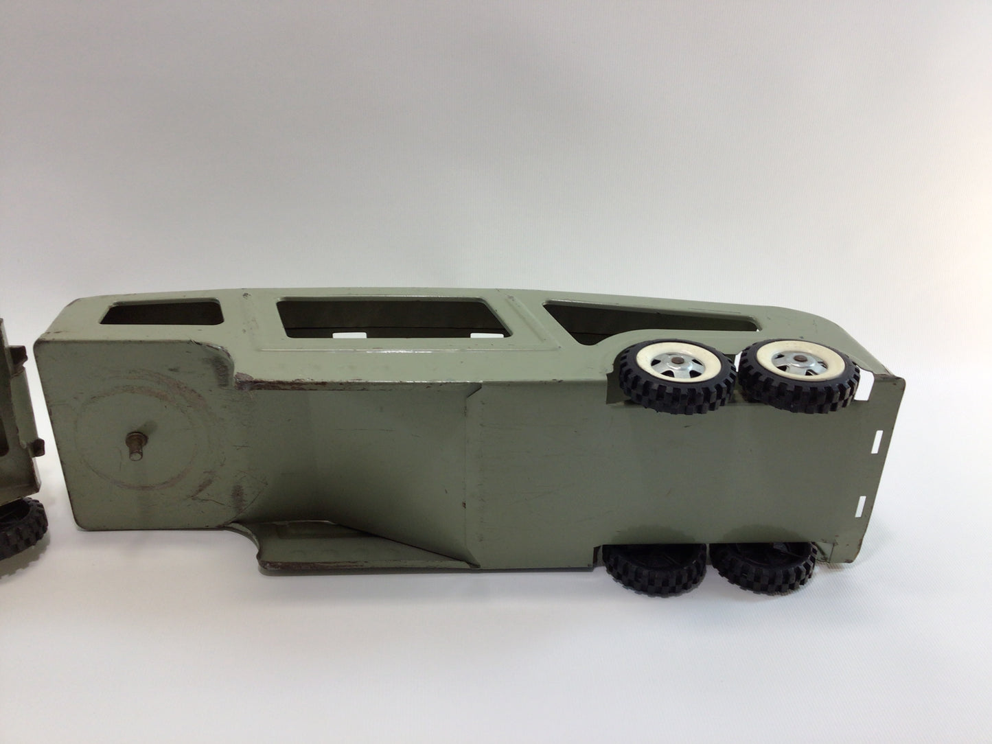 Structo Transport Hauler Vintage Pressed Steel Toy Truck