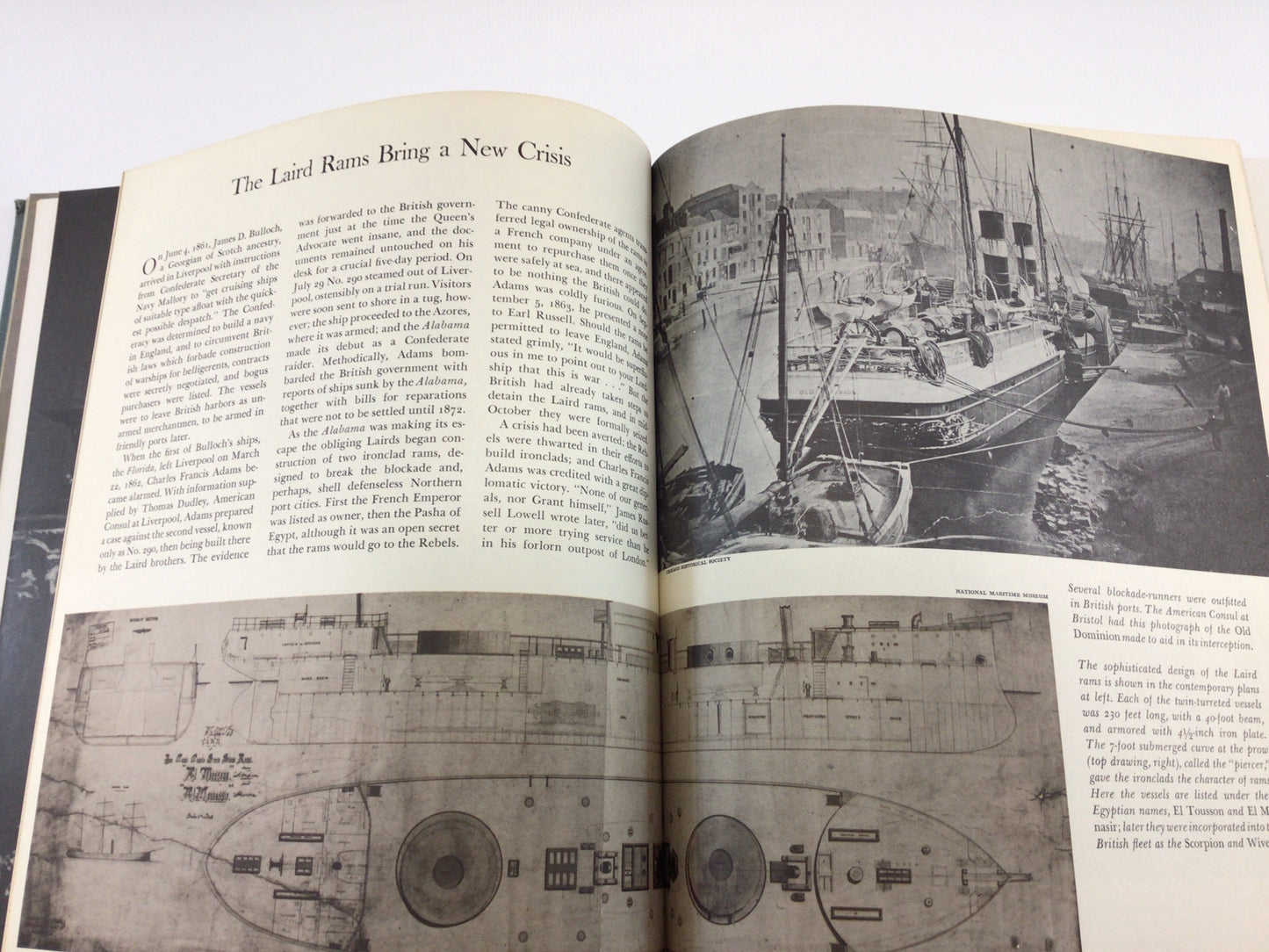 History Book The American Heritage Picture History of The Civil War Copyright 1960