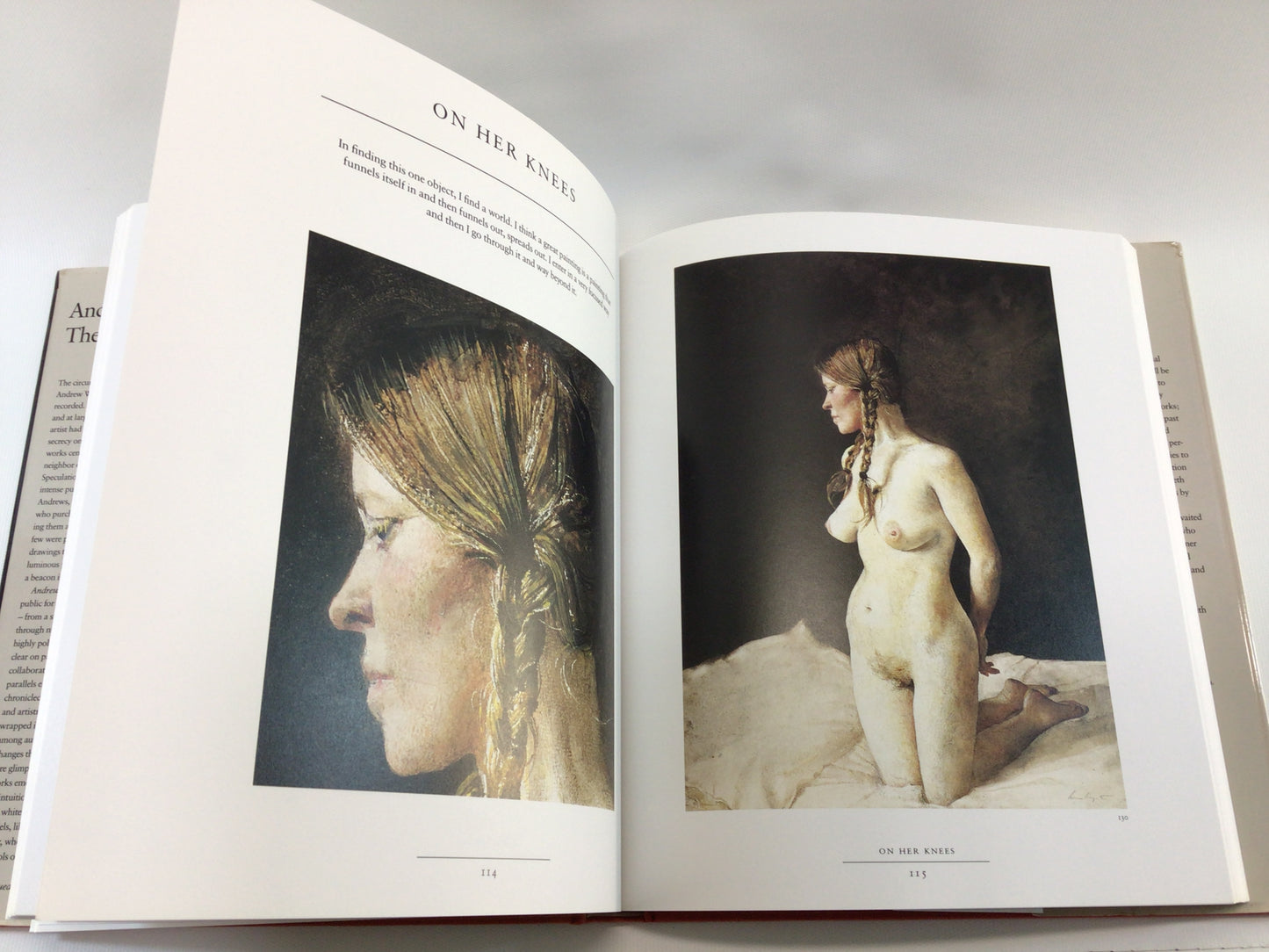 Art Book Andrew Wyeth: The Helga Pictures Hardcover Color Illustrated