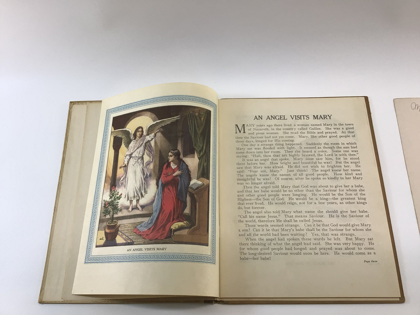 Antique Children's Bible Stories Books Color Illustrated Victorian Graphics