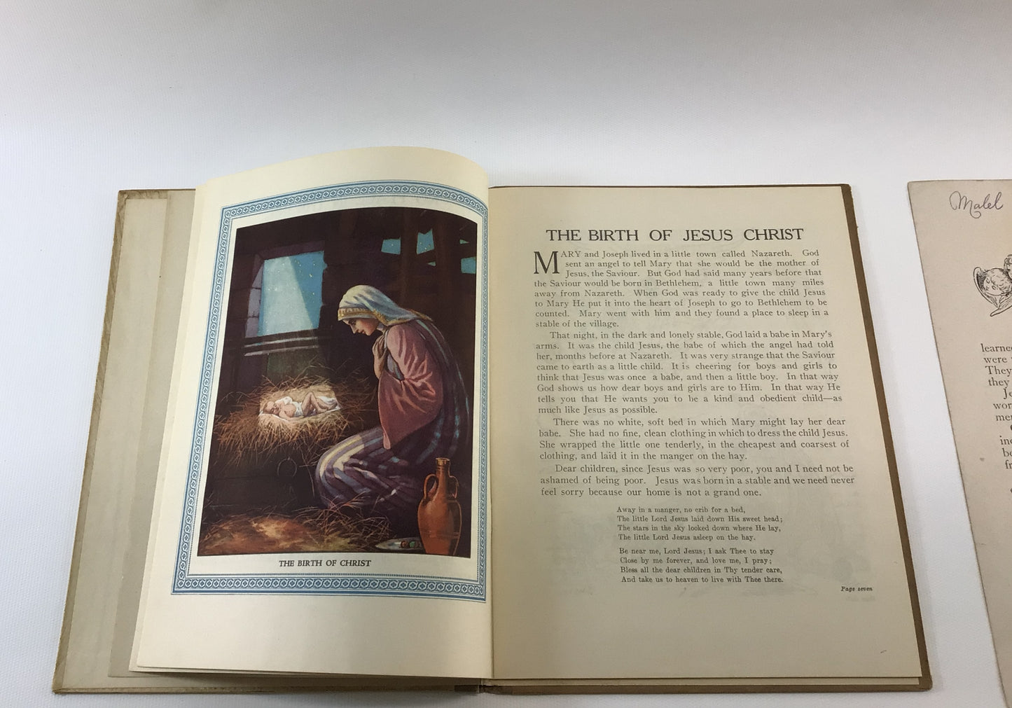 Antique Children's Bible Stories Books Color Illustrated Victorian Graphics
