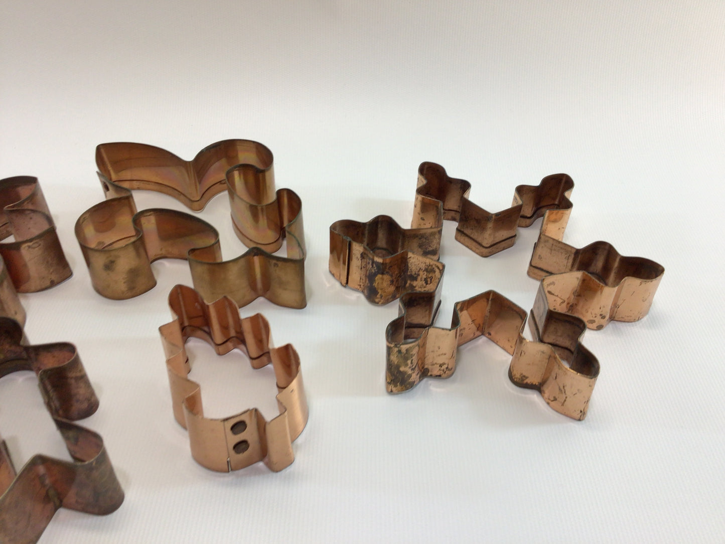 BMC Cookie Cutters 5 Boston Mountain Company Solid Copper Kitchen Utensil Decor