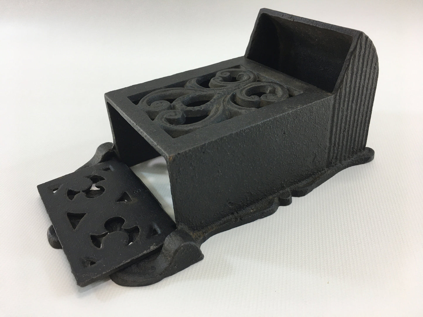 Cast Iron Match Holder Wall Mount Kitchen Farmhouse Decor