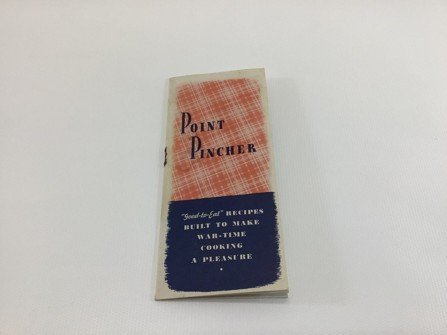 World War II Era Point Pincher Recipes Booklet Vintage Fould's Foods Advertising Ephemera