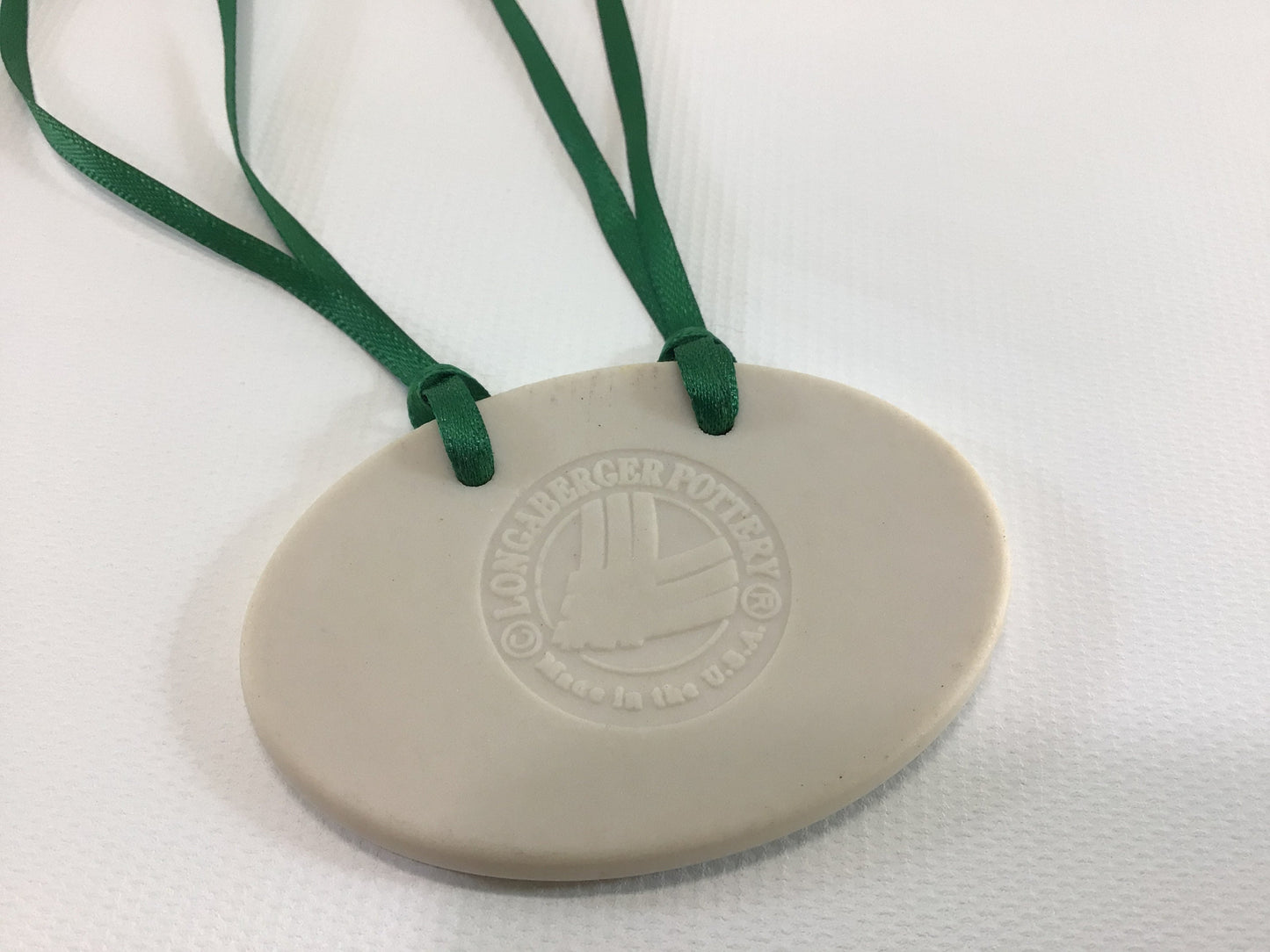 Longaberger Pottery Stoneware Thank You Tag Replacement Part for Home Decor Baskets