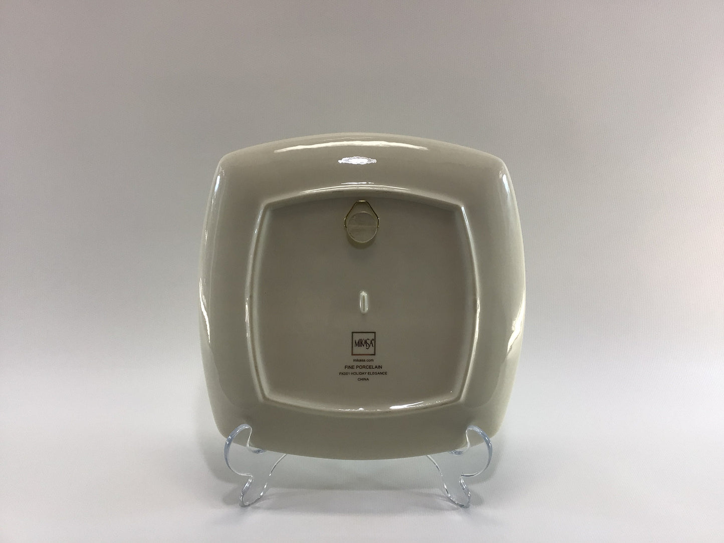 Mikasa Fine Porcelain 8" Wall Plate Holiday Elegance FK001 Vintage Christmas Decor
