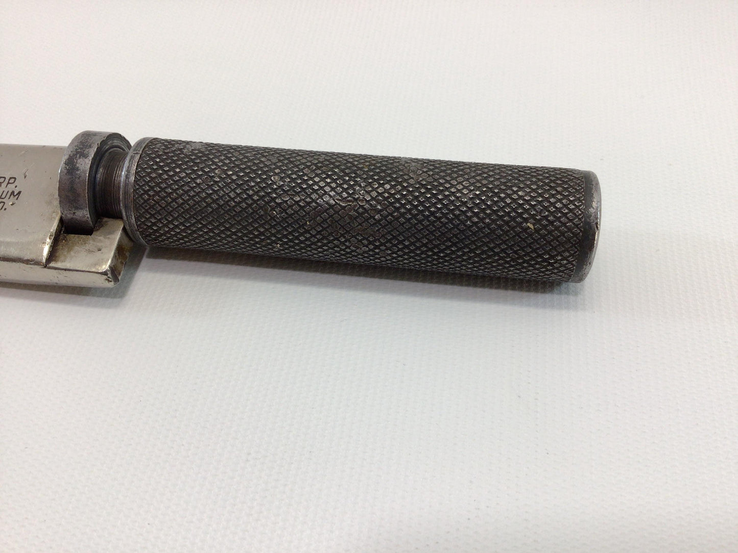 Adjustable Monkey Wrench Sleeve Collar Vintage Collectible Garage Hand Tool BOOS Corp Chrome Molybdenum