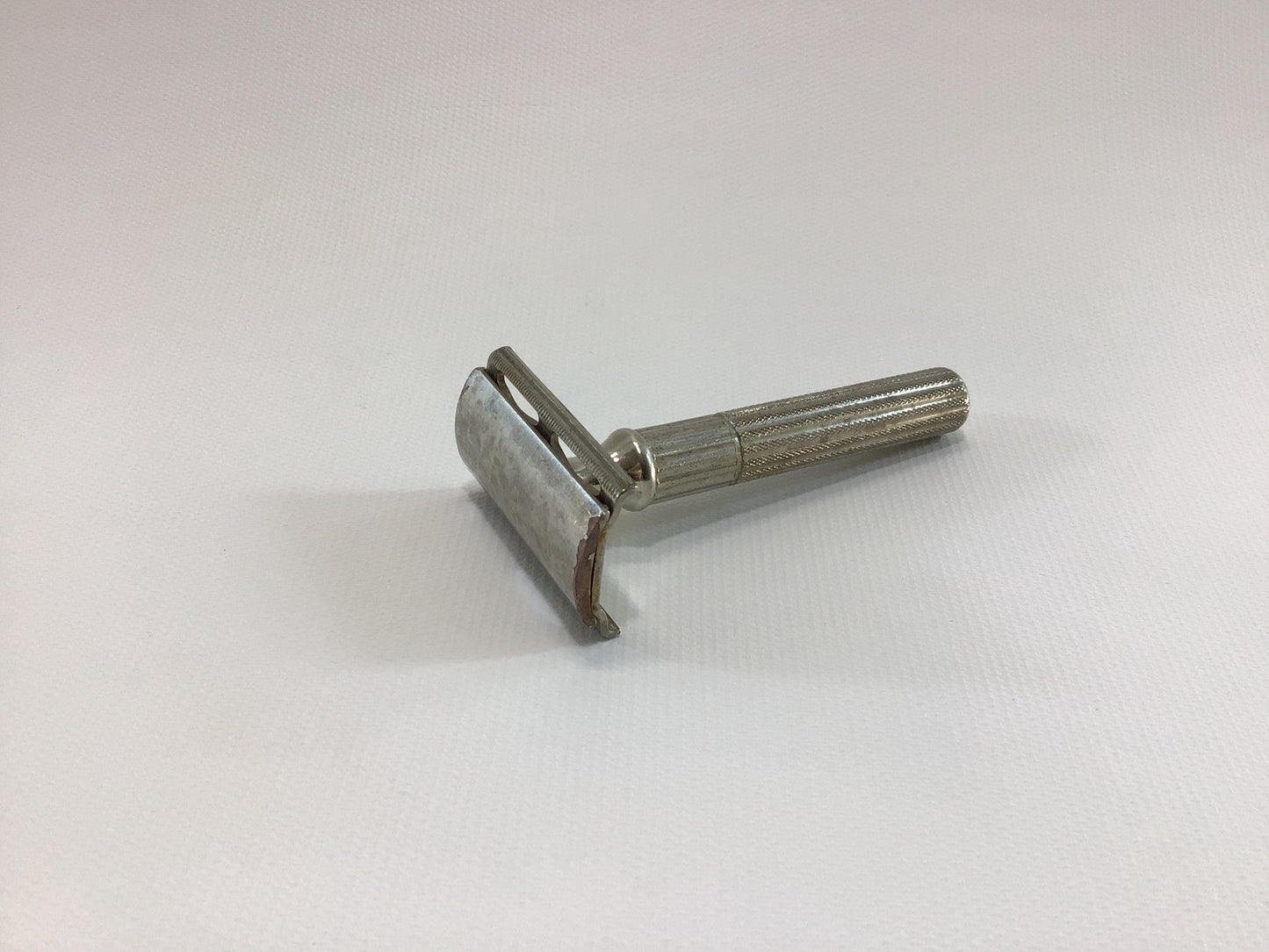 Gillette Safety Razor NDC Stainless Steel and Nickel Chrome 3 Piece Tech DE