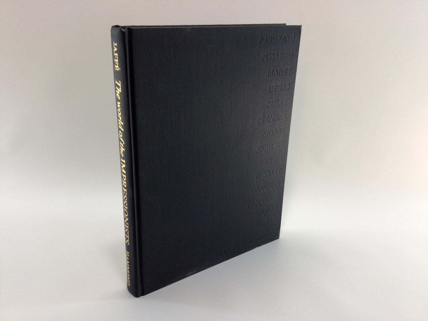 Art Book Jaffe The World of the Impressionists Hardcover Color Illustrated Copyright 1969