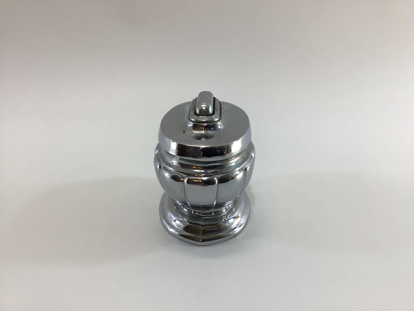 Table Lighter Mid Century Nickel Chrome Finish Quality Made Home Decor Tobacciana