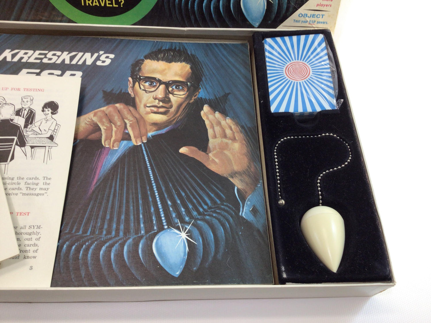 Kreskin's ESP 1966 Milton Bradley Vintage Board Game - Complete