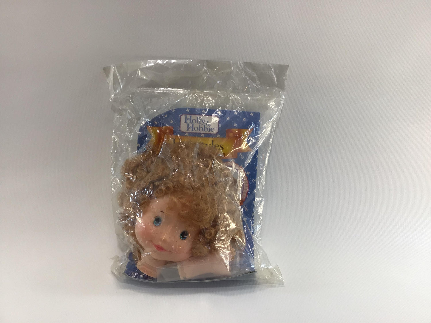 Holly Hobbie Hairstyles Doll Head and Hands Vintage Art Craft Supply Parts Pieces