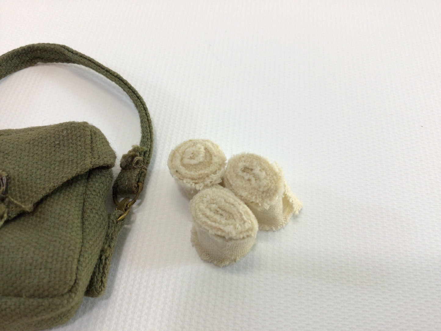 GI Joe Medic Bag with Bandages 1960's Hasbro 12" Action Marine Medic 7719