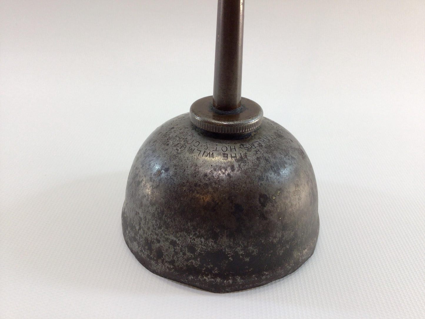 Wilmot & Hobbs Thumb Oiler Vintage Quality Made In USA Oil Can Brass Copper Steel Construction
