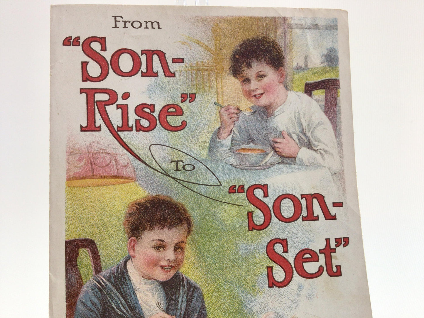 Shredded Wheat Advertising Recipe Booklet Son Rise to Son Set Antique Edwardian Ephemera