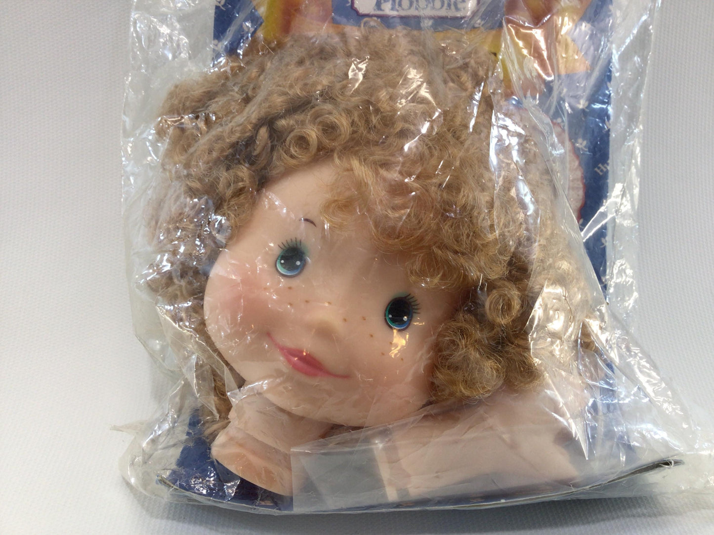 Holly Hobbie Hairstyles Doll Head and Hands Vintage Art Craft Supply Parts Pieces