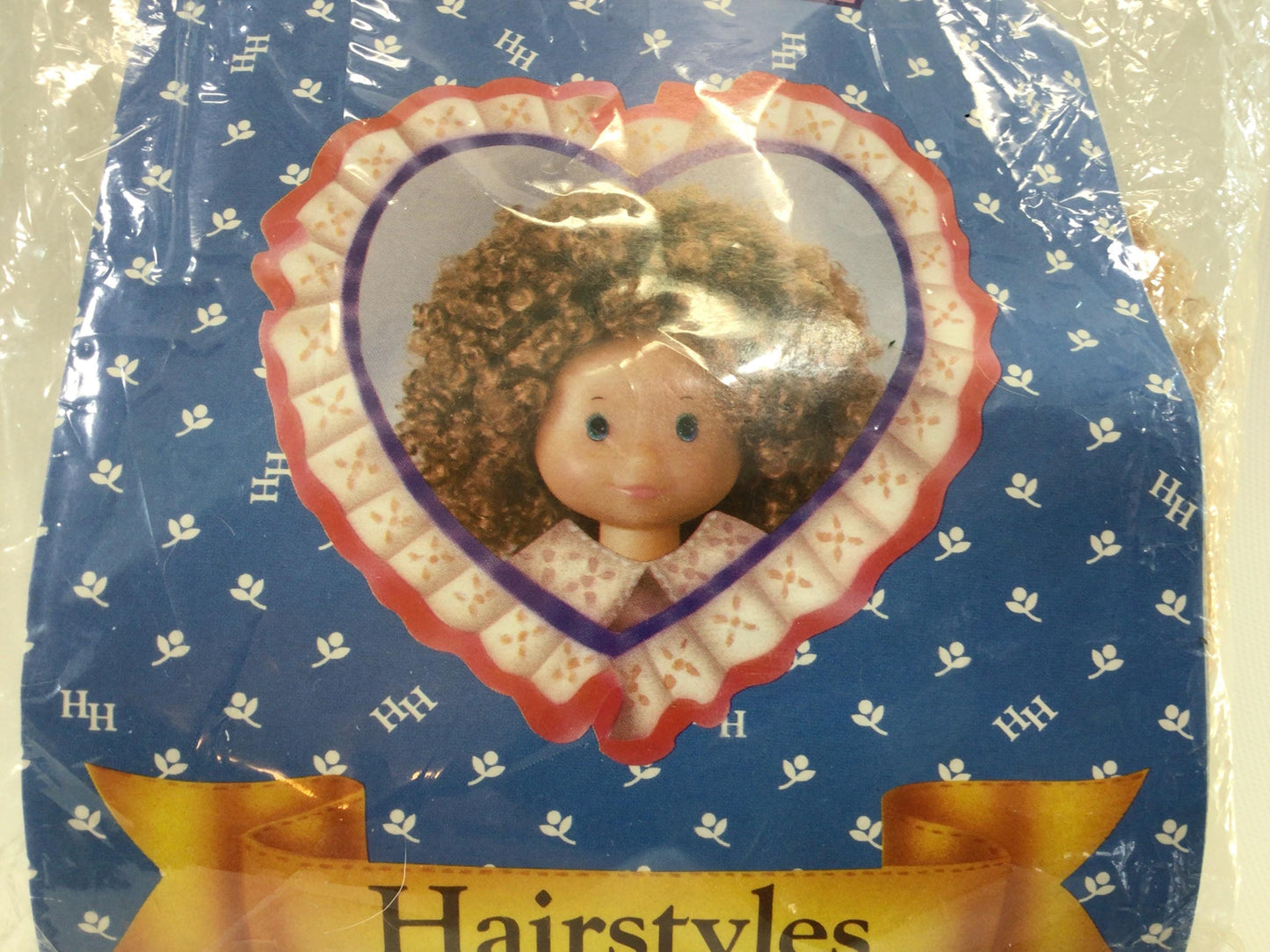 Holly Hobbie Hairstyles Doll Head and Hands Vintage Art Craft Supply Parts Pieces
