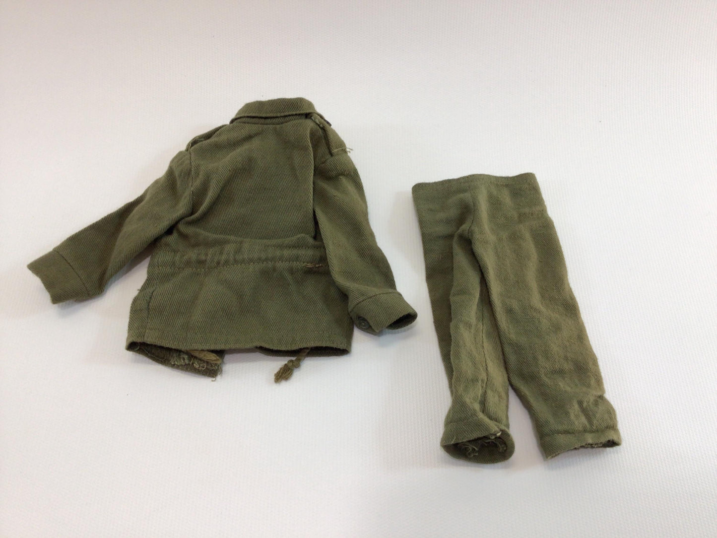 GI Joe Fatigue Pants and Field Jacket 1960's Hasbro 12" Toy Action Soldier Accessories Replacement Part Pocketed Made in Japan