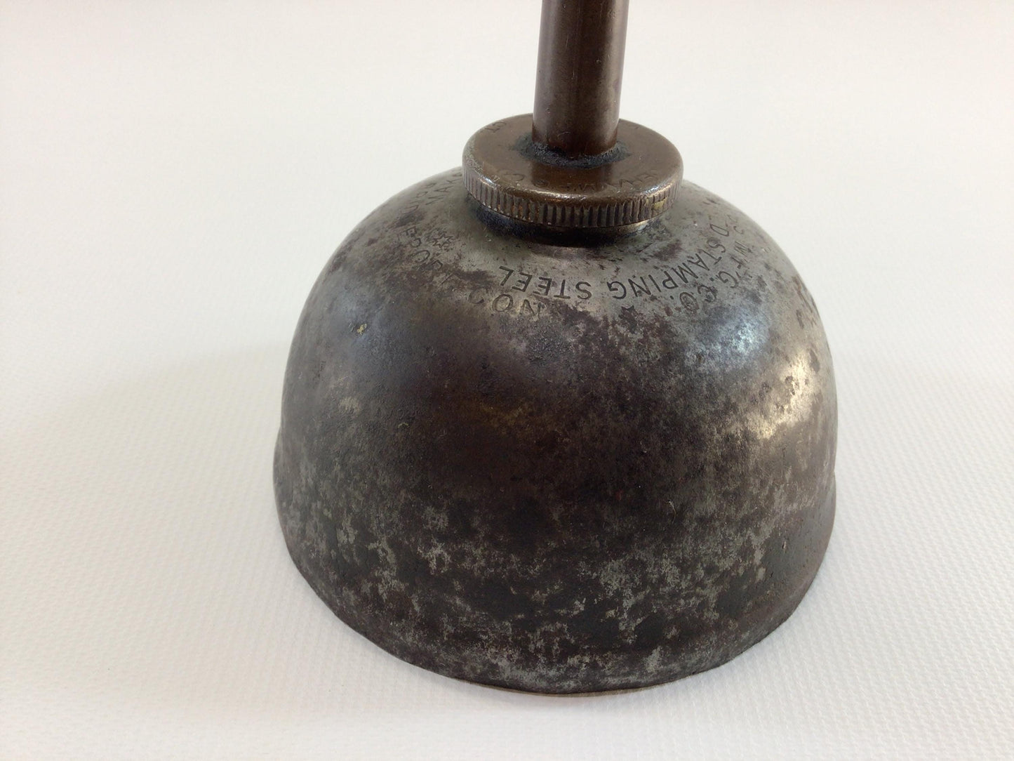 Wilmot & Hobbs Thumb Oiler Vintage Quality Made In USA Oil Can Brass Copper Steel Construction