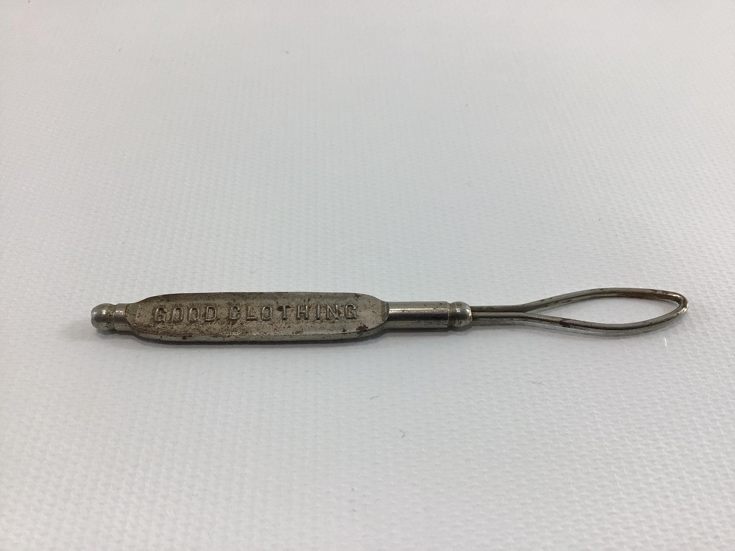Button Hook Hamilton Clothing Company Antique Advertising Giveaway Edwardian Hand Tool Gadget for Shoes Gloves Corsets