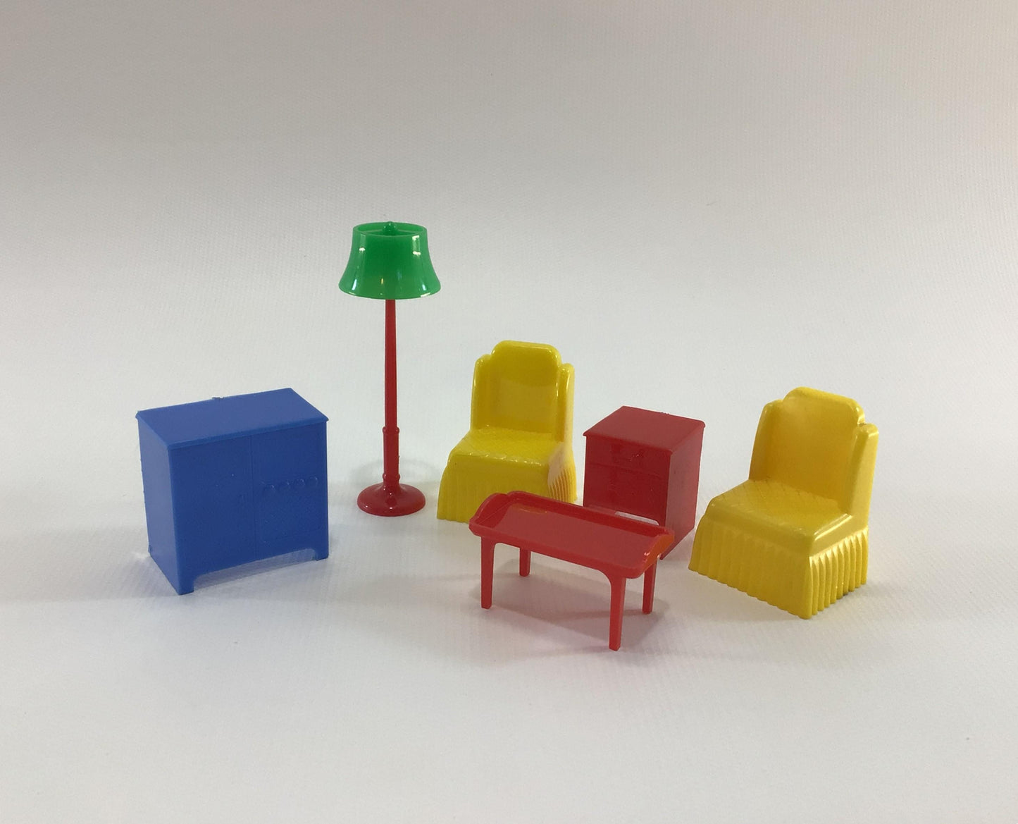 Marx Living Room Furniture Lot 1:24 Scale Toy Playset Replacement Parts Pieces for Tin Lithograph Era Dollhouses