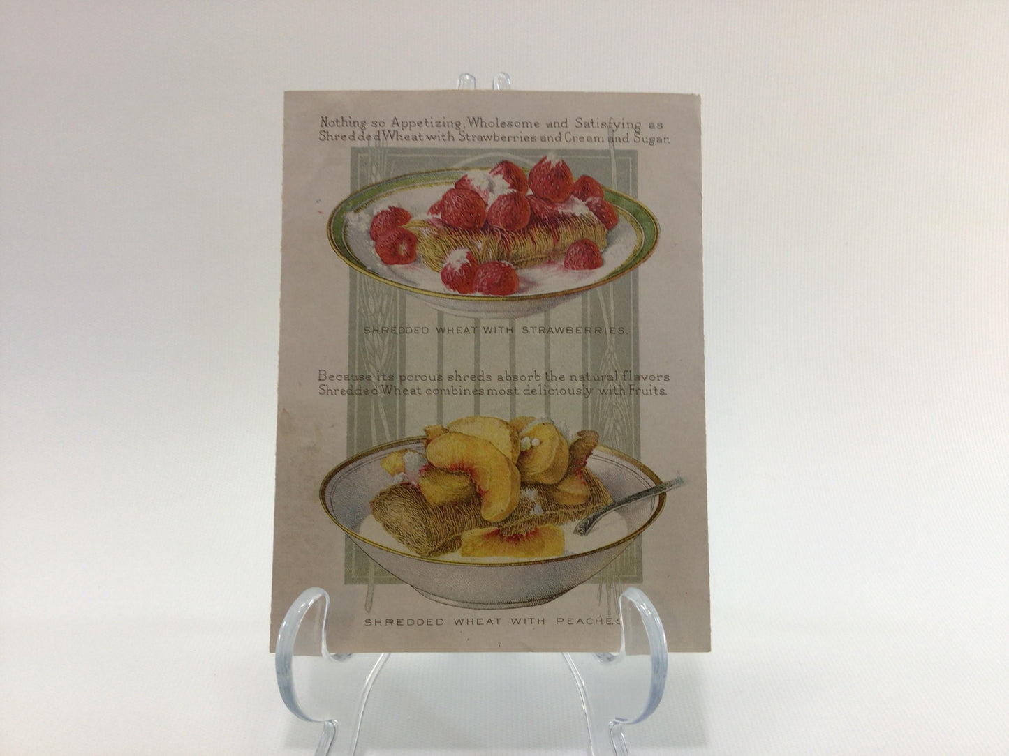 Shredded Wheat Advertising Recipe Booklet Son Rise to Son Set Antique Edwardian Ephemera