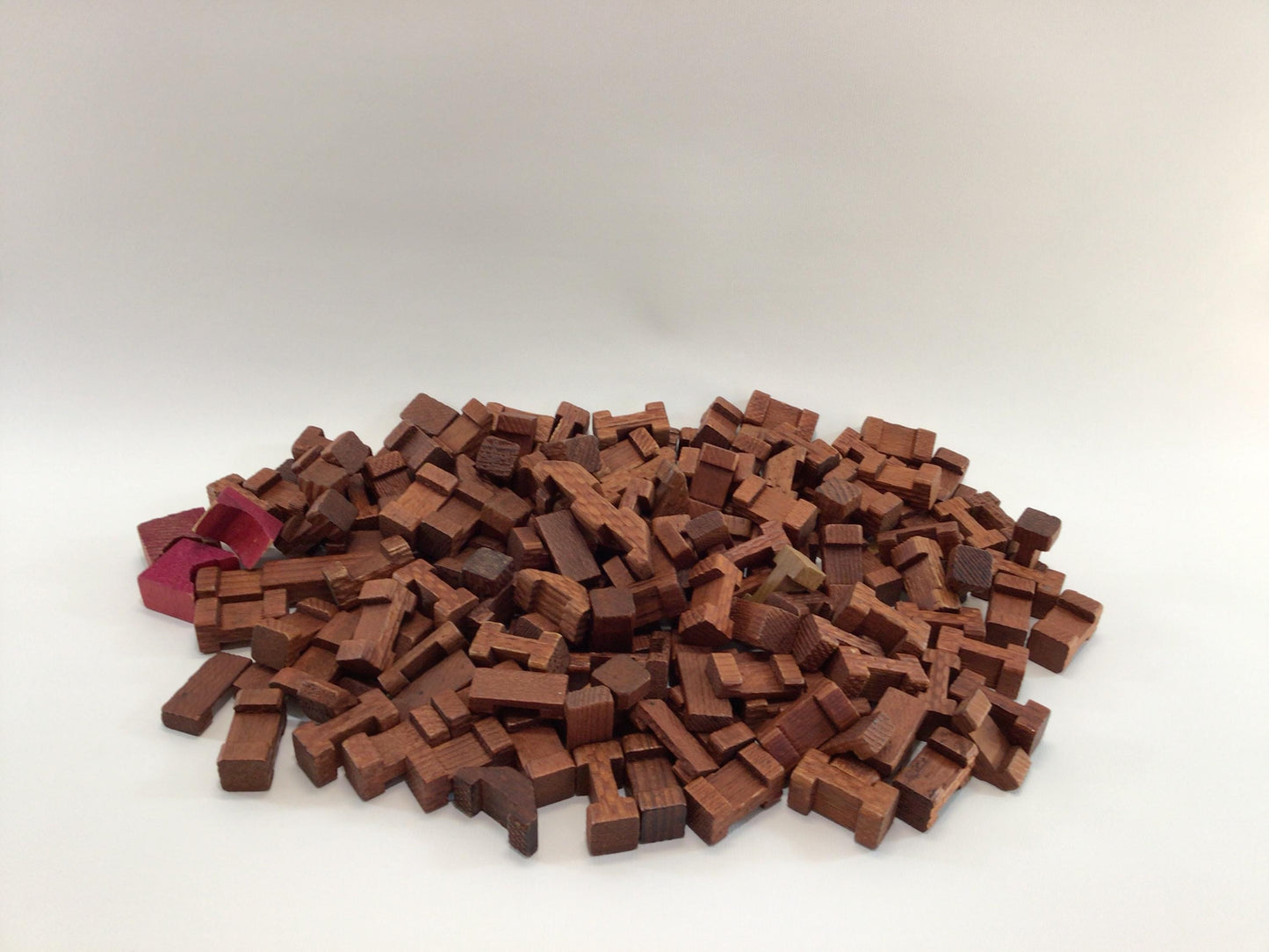 Toy American Logs Craft Lot Art Supplies Vintage Wooden Mixed Media Assemblage Project Parts Pieces