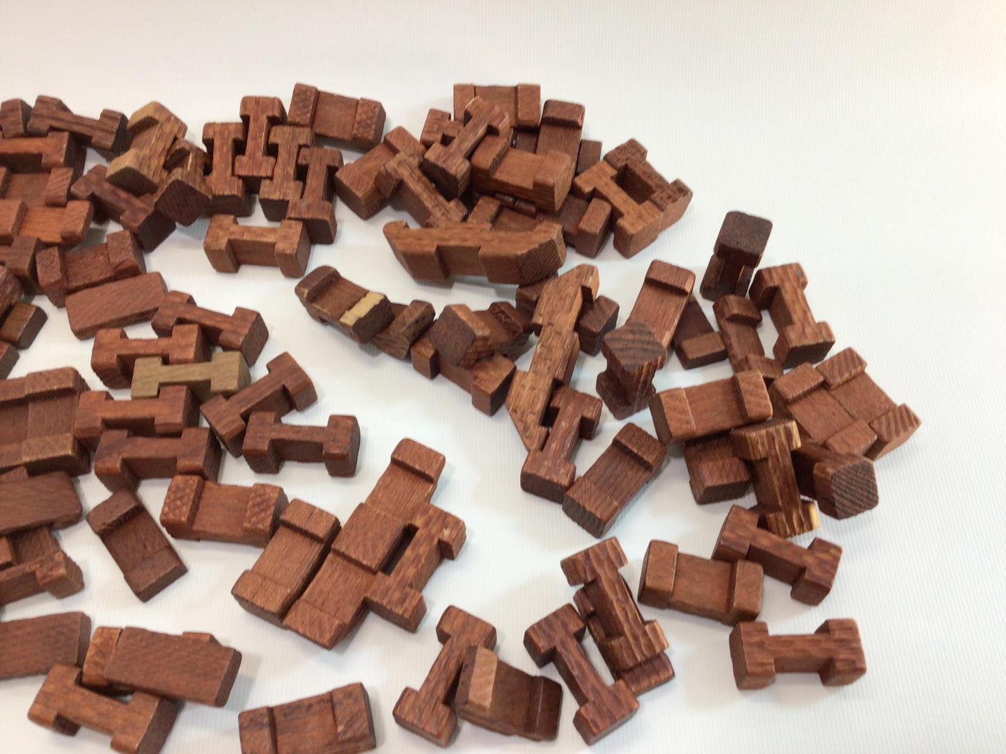 Toy American Logs Craft Lot Art Supplies Vintage Wooden Mixed Media Assemblage Project Parts Pieces