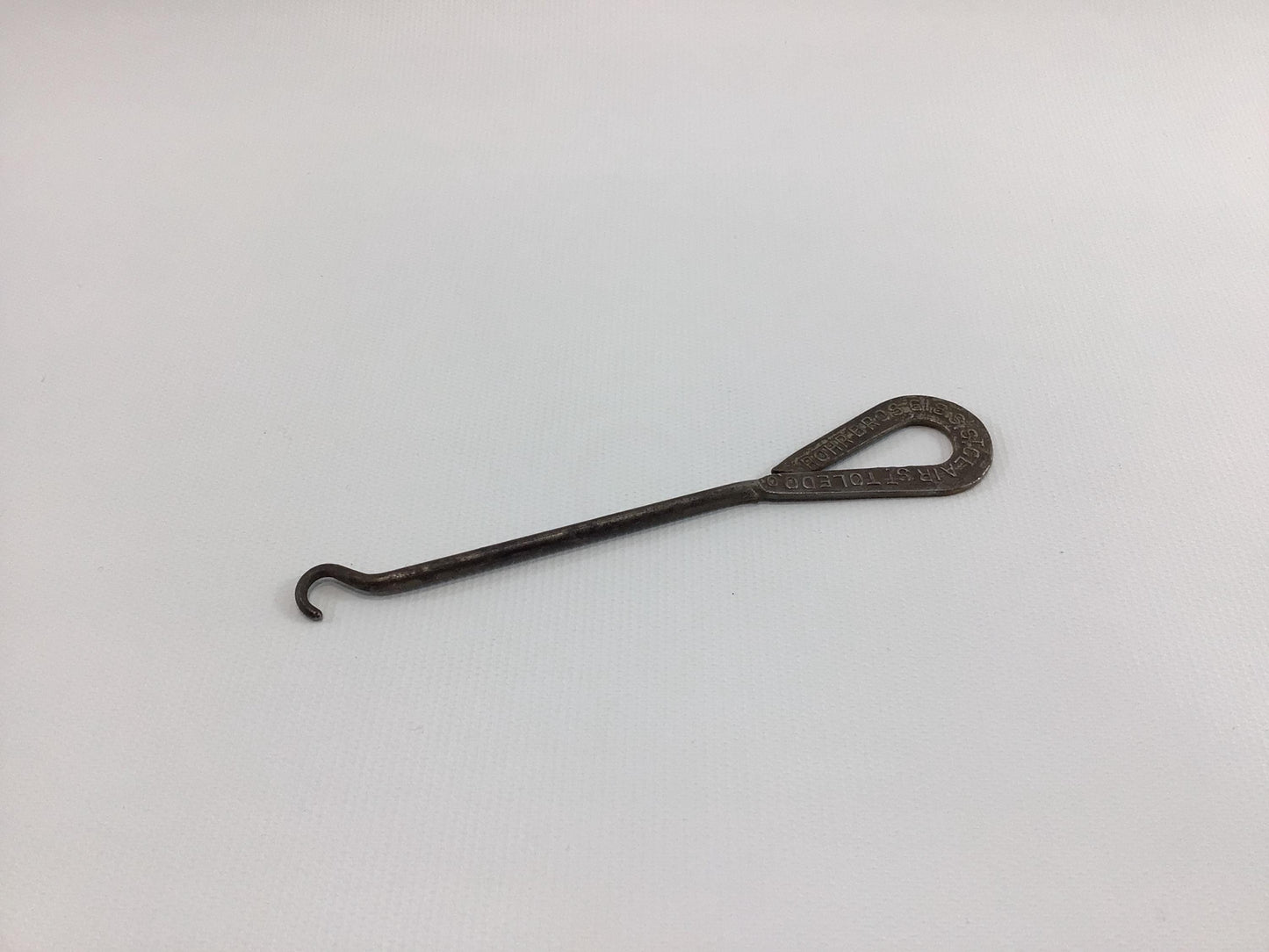 Button Hook Rohr Bros Toledo Ohio Antique Advertising Giveaway Edwardian Hand Tool Gadget for Shoes Gloves Corsets