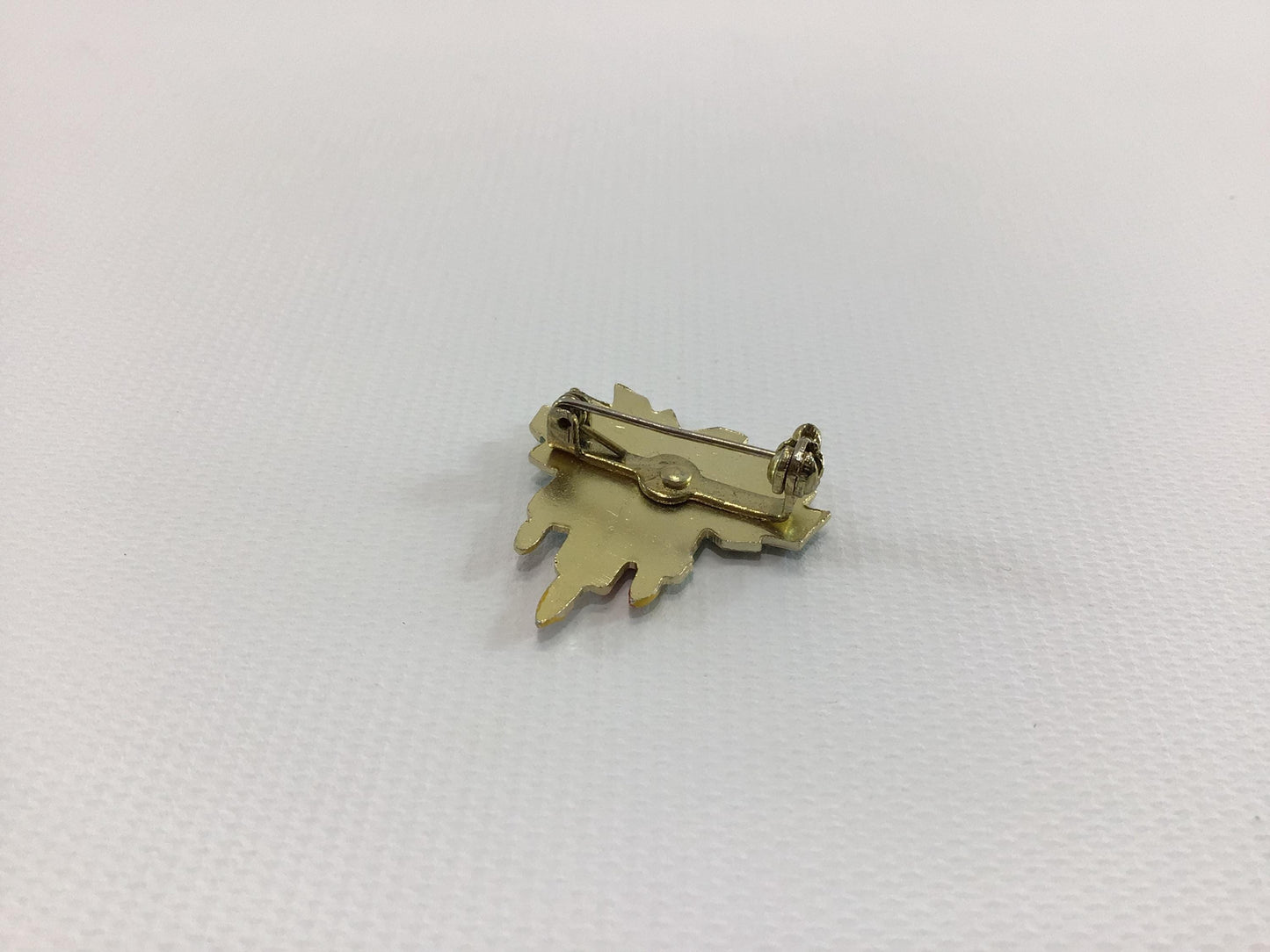 Christmas Holiday Candles Brooch Silver Tone Enamel Vintage 1990s Fashion Accessory