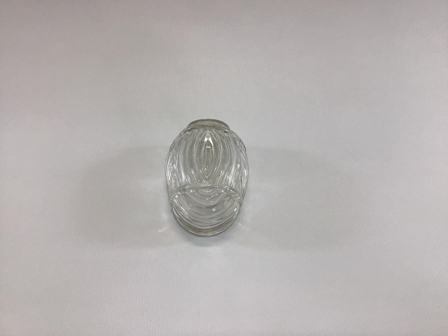 Antique Bird Cage Water Feeding Container Clear Glass Replacement Part