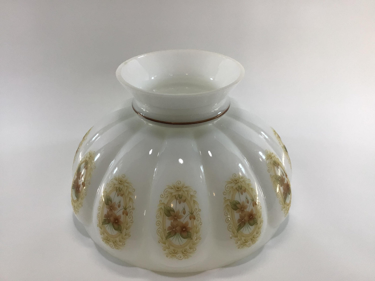 Milk Glass Table Lamp Shade Vintage Replacement Part