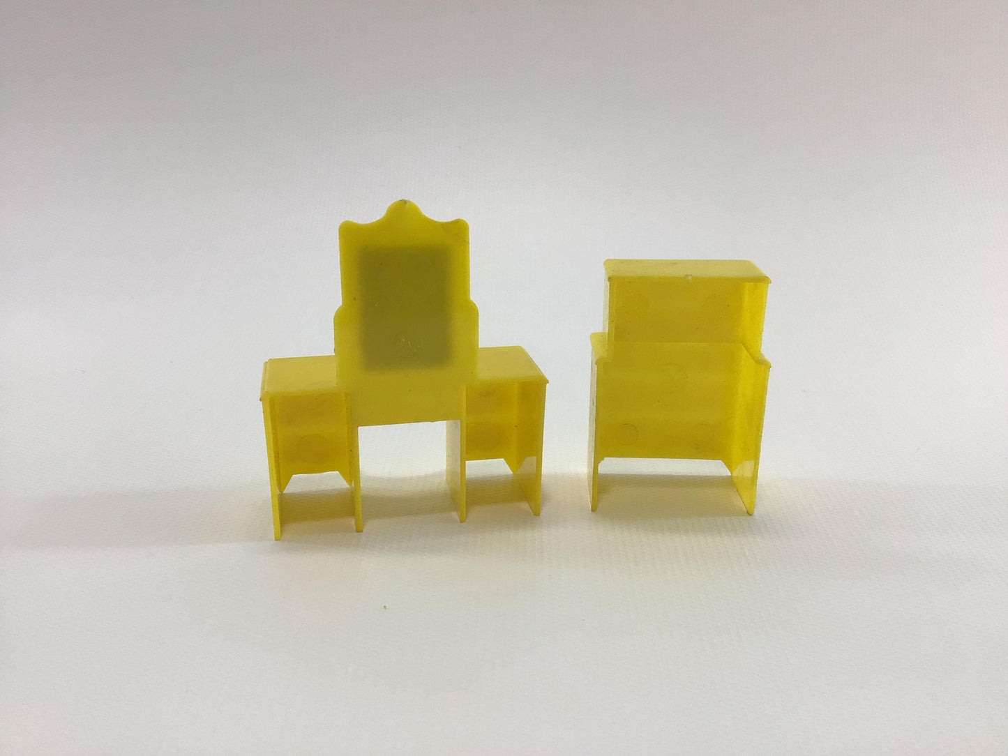 Marx Vanity and Dresser 1:24 Scale Toy Playset Replacement Parts Pieces for Tin Lithograph Era Dollhouses