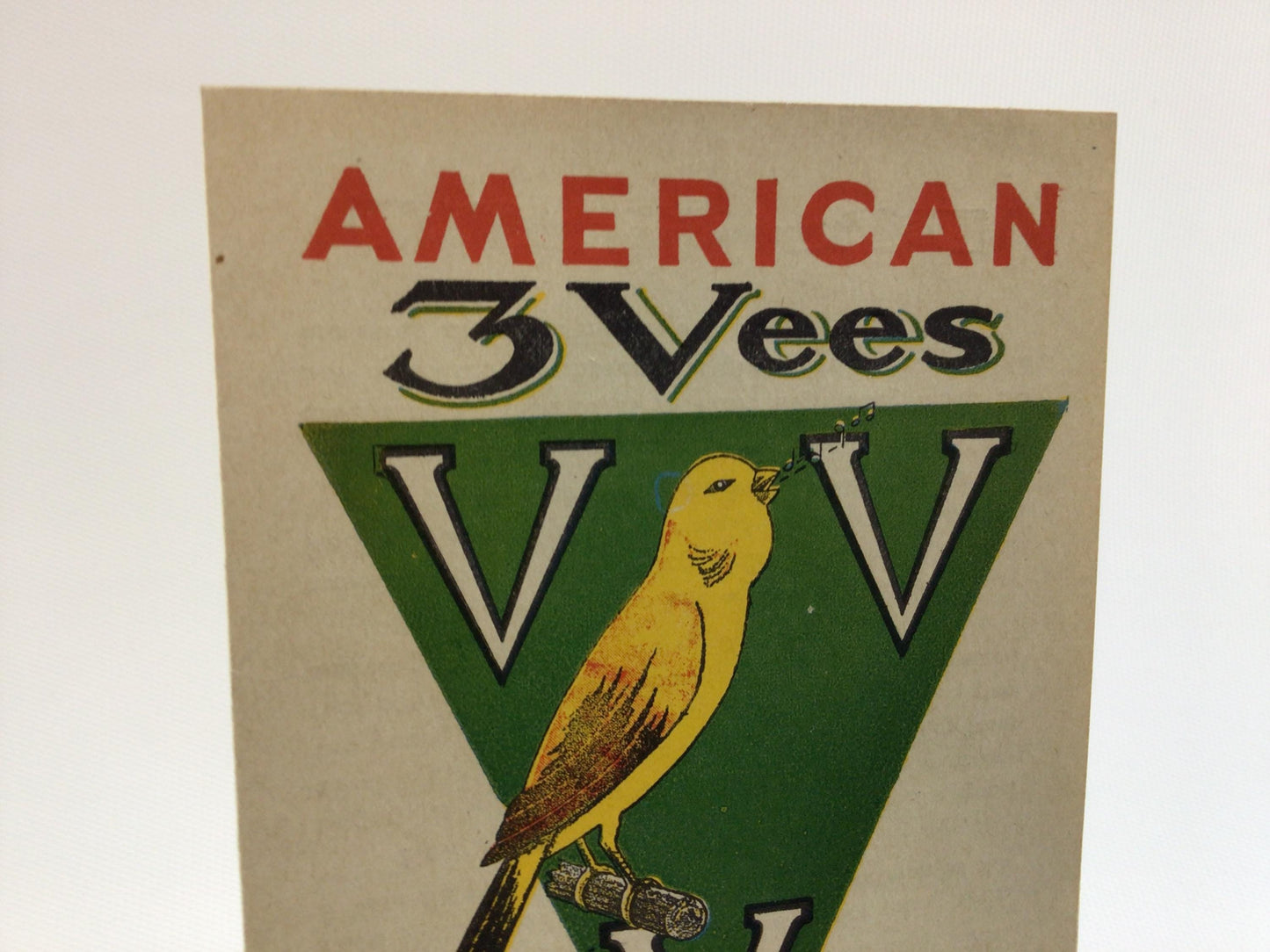 Bird Food Advertising Booklet American 3 Vees Canary Care Vintage Ephemera