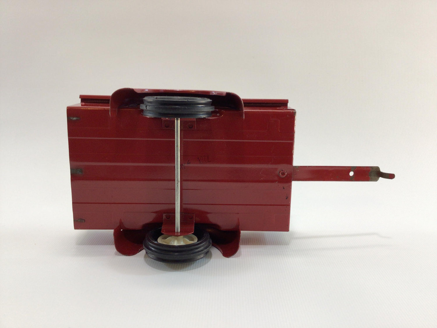 ERTL Red 1940s Style Utility Trailer Vintage Pressed Steel Toy