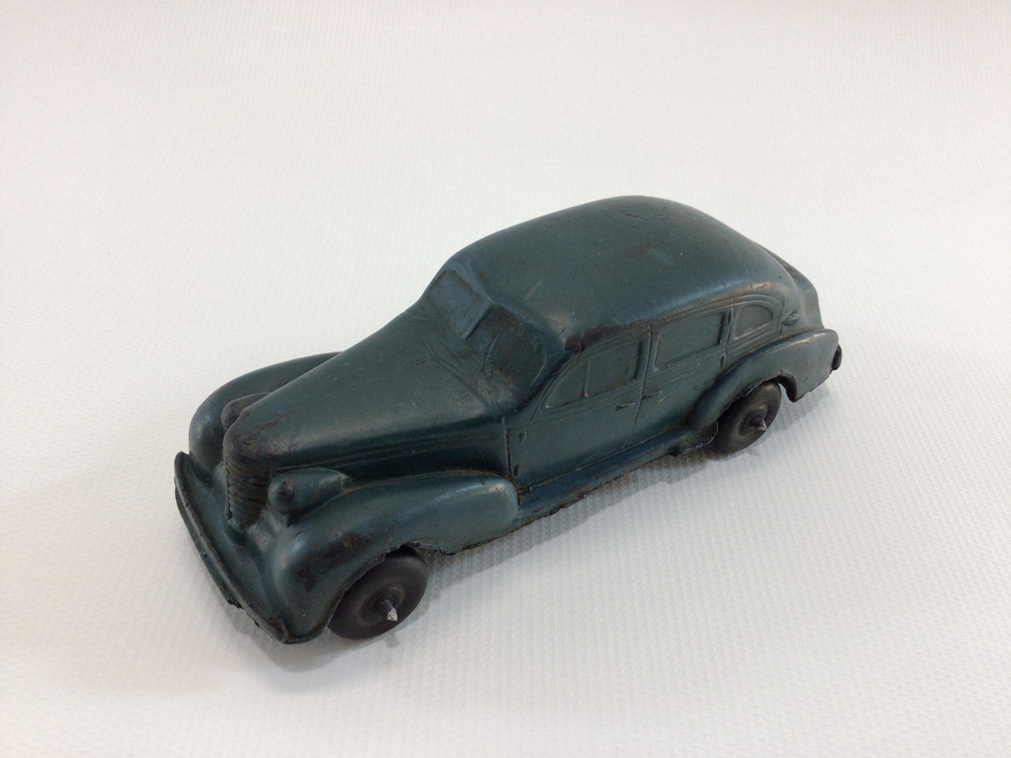 Oldsmobile Touring Sedan 1930s Auburn Rubber Company Vintage 5" Dark Blue Toy Car