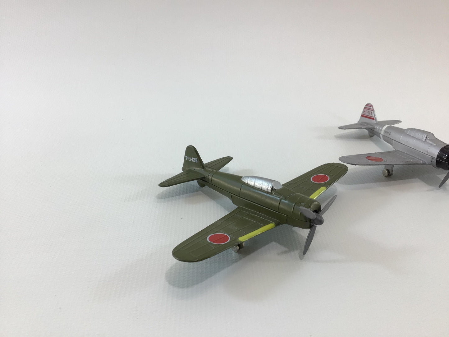 Diecast Toy WWII Military Airplane Lot German and Japanese Fighter Planes