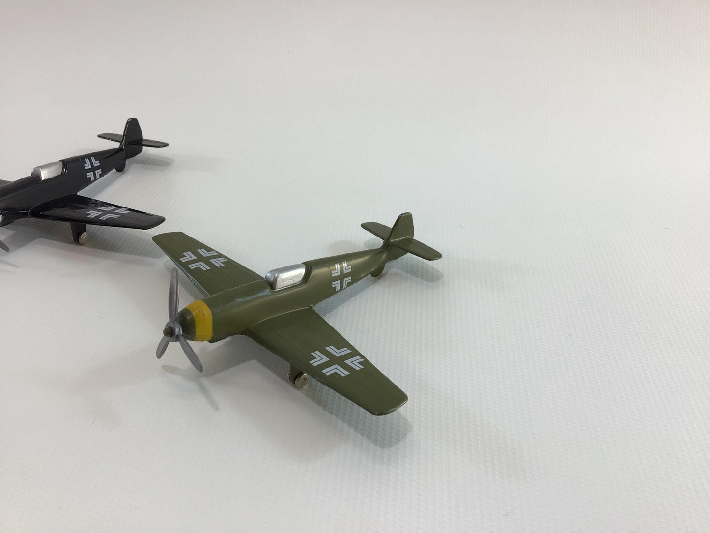 Diecast Toy WWII Military Airplane Lot German and Japanese Fighter Planes
