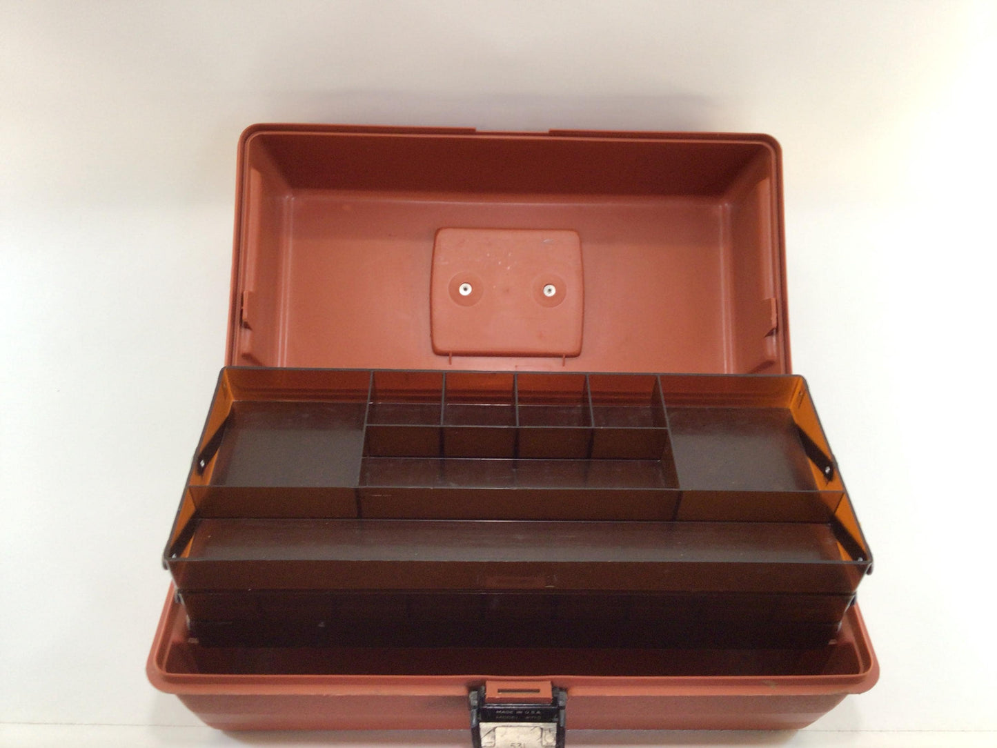 Art Supply Portable Storage Container Vlchek ArtBin Model 8713 Hard Plastic Quality Vintage Construction Box