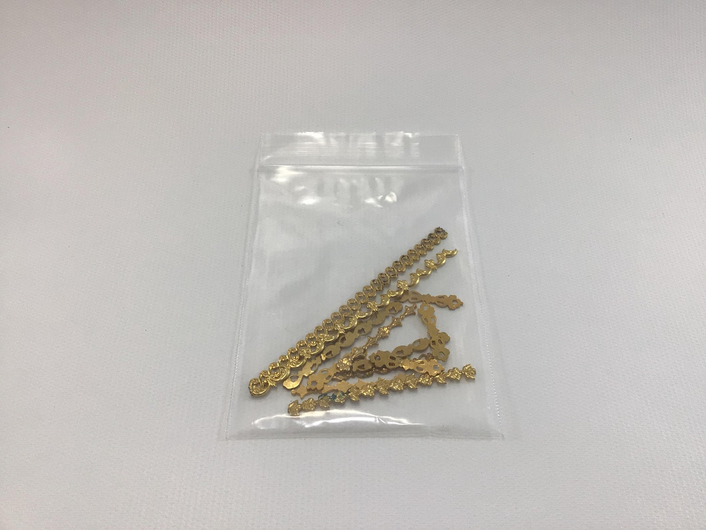 Dollhouse Miniature Metal Jewelry Findings Vintage Quality Made Project Parts Pieces Furniture or Tieback Filigrees