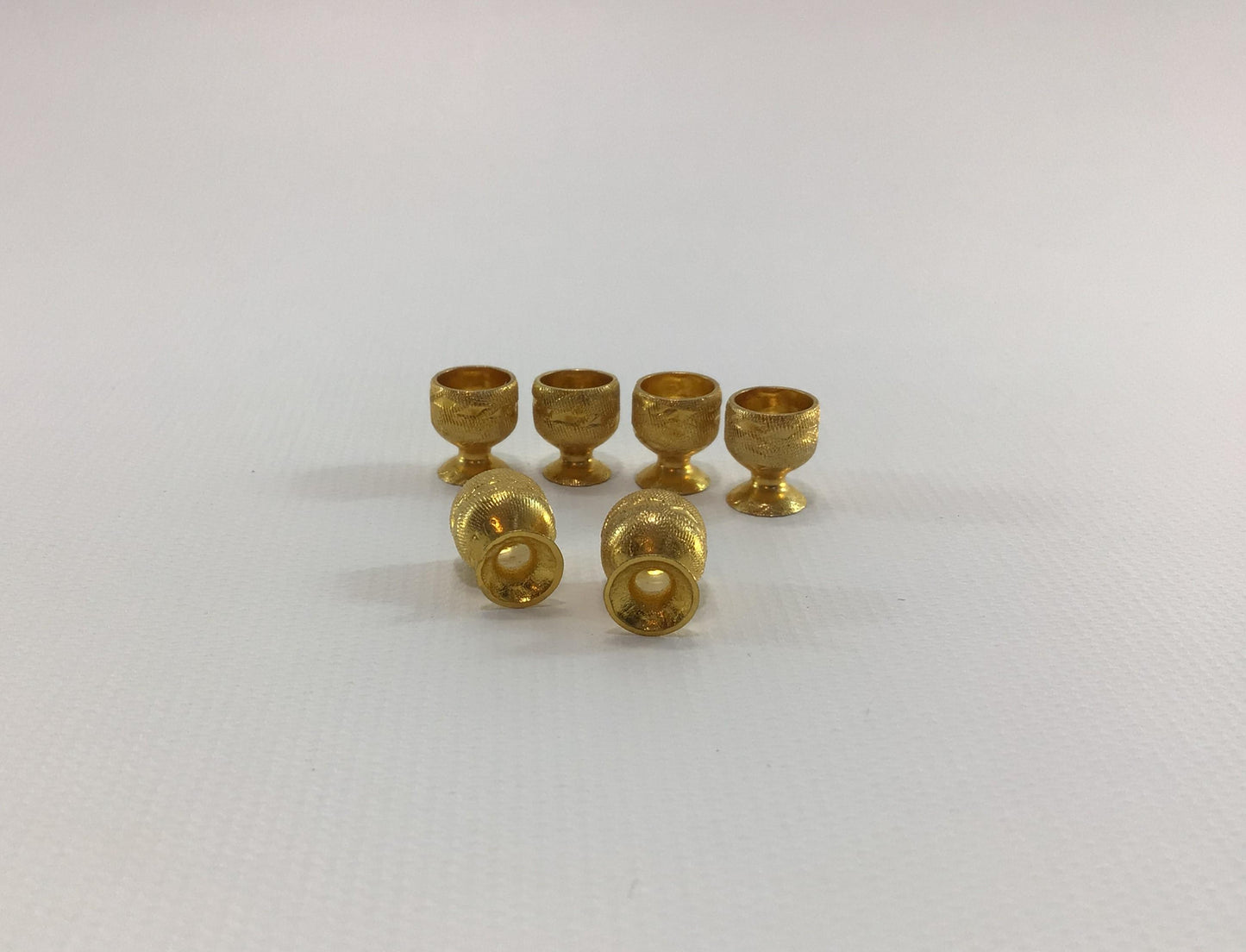 Dollhouse Miniature Metal Jewelry Findings Vintage Quality Made Project Parts Pieces Goblets Vases Lamps
