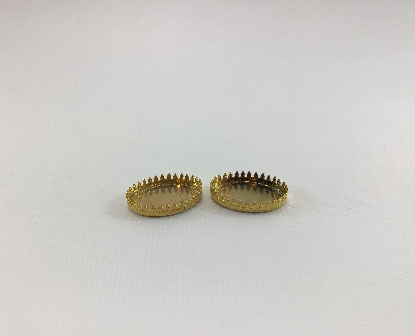 Dollhouse Miniature Metal Jewelry Findings Vintage Quality Made Project Parts Pieces Vanity Dresser Trays