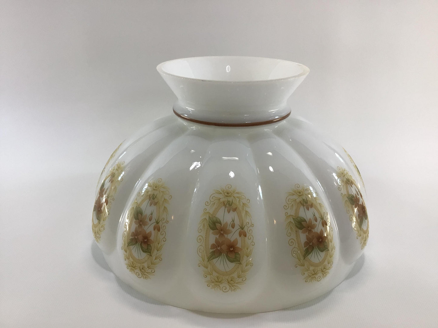 Milk Glass Table Lamp Shade Vintage Replacement Part
