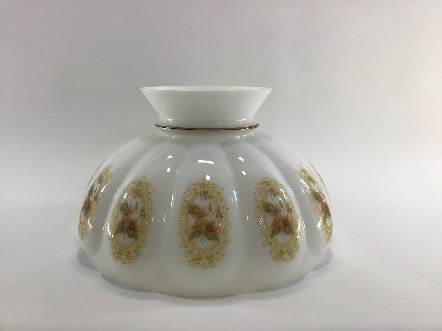 Milk Glass Table Lamp Shade Vintage Replacement Part