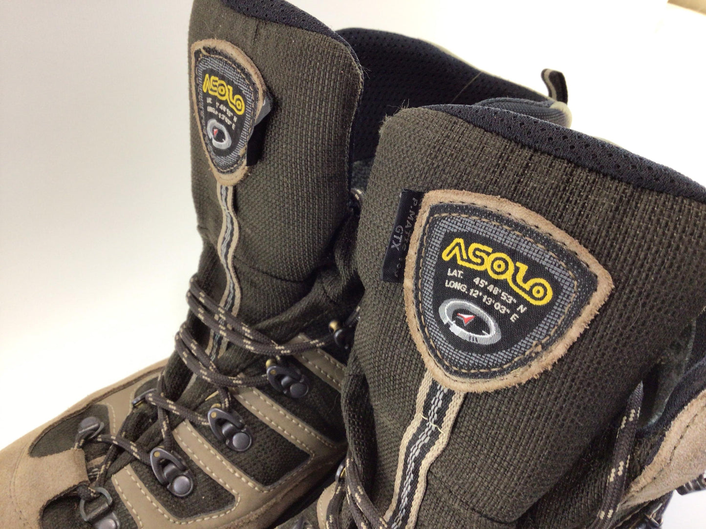 ASOLO Gore Tex Thermal Spiked Ice Fishing Hiking Boots P Matic GTX Mens US Size 14