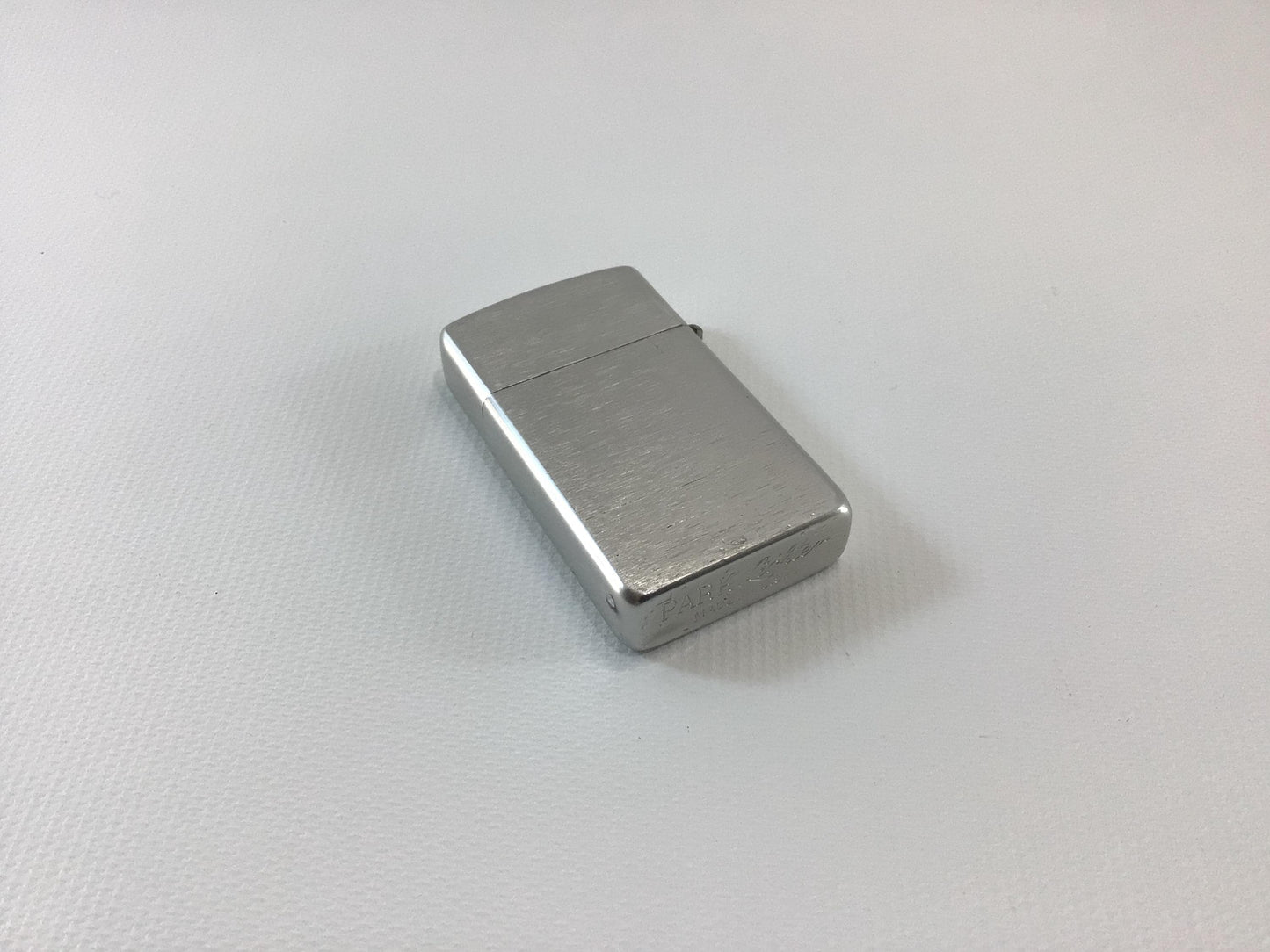 Park Cigarette Lighter Meier Brass & Aluminum Company Vintage Advertising Tobacciana