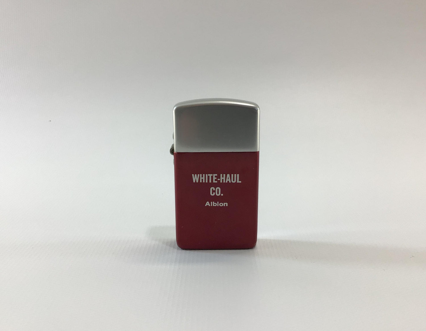 Park Cigarette Lighter White-Haul Company Vintage Albion Michigan Advertising Tobacciana
