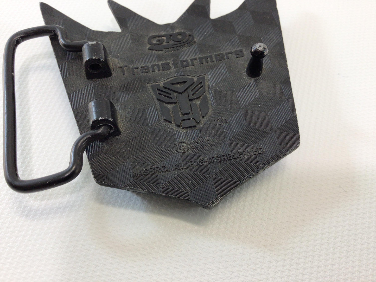 GTO Transformers Hasbro Decepticon Autobot Megatron Belt Buckle