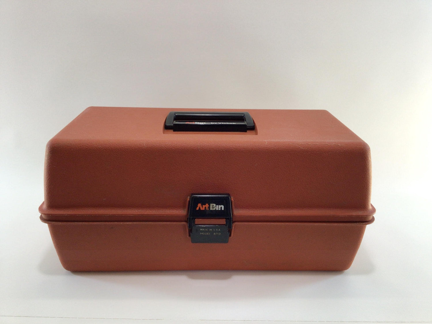 Art Supply Portable Storage Container Vlchek ArtBin Model 8713 Hard Plastic Quality Vintage Construction Box